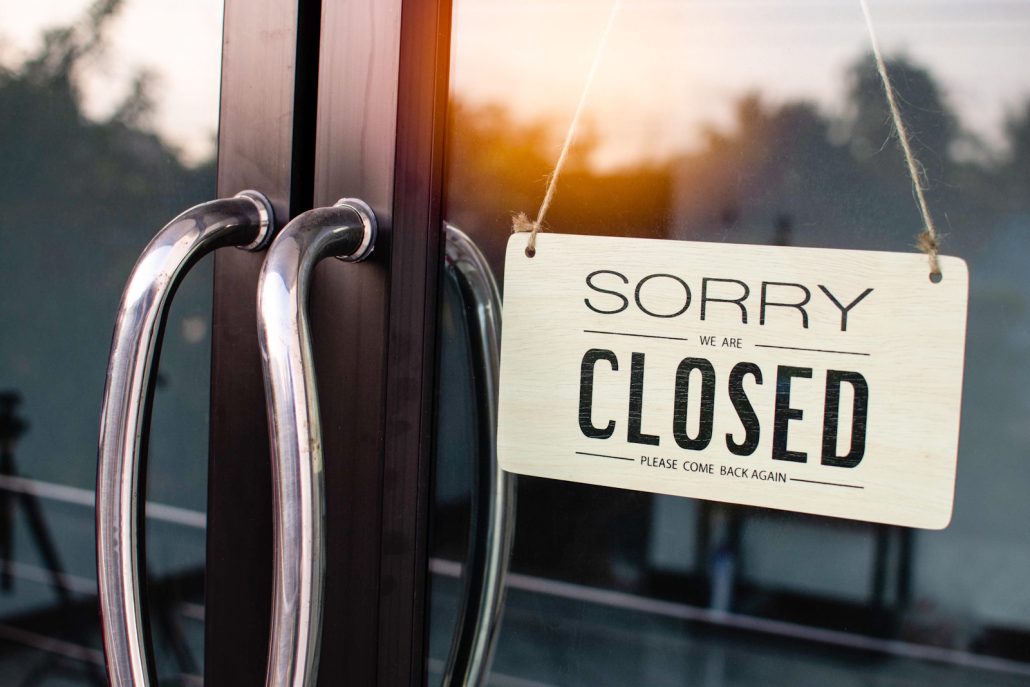 Sorry, we are closed