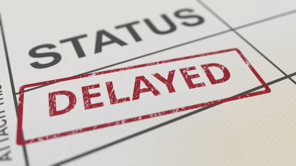 Status delayed