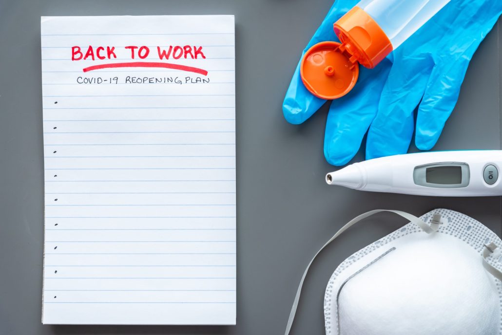 COVID-19 back to work plan